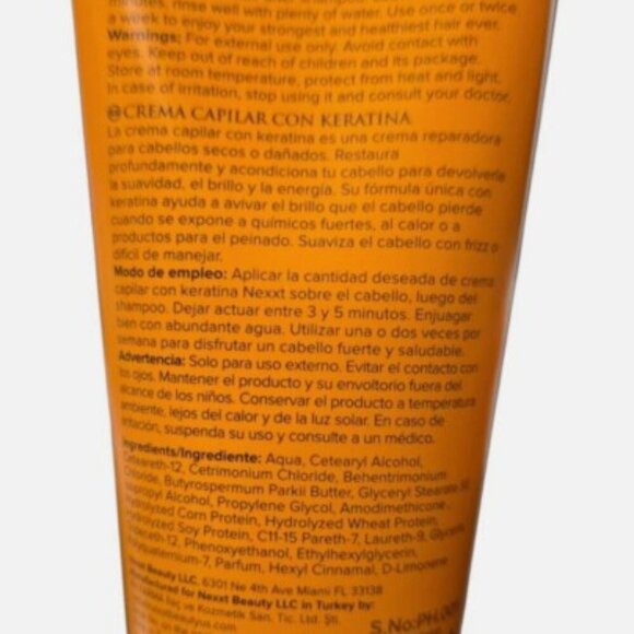 NWT - NEXXT Hair Care Keratin Hair Cream 6.7 Fl. Oz. - Picture 5 of 5